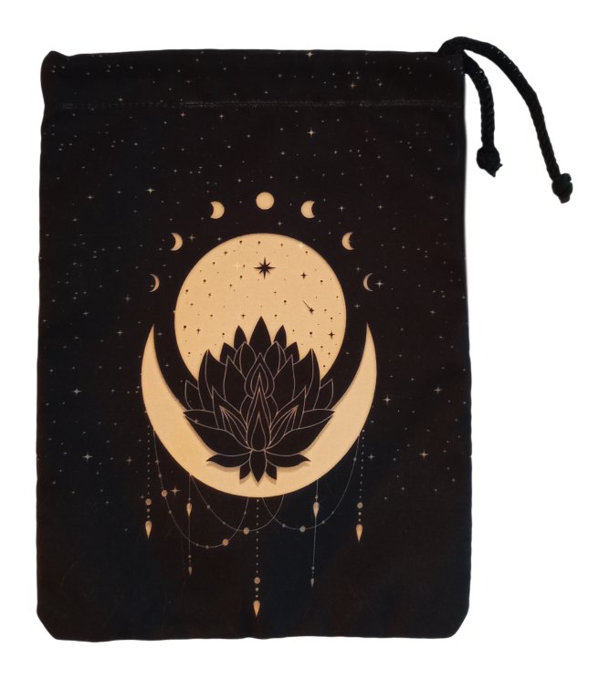 Bolsa porta mazo de tarot Flor de Loto Lunar