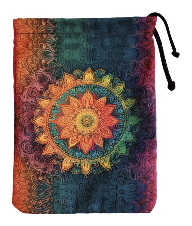 Bolsa porta mazo de tarot Mandala Floral