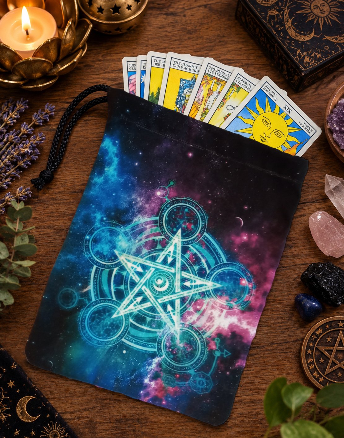 Bolsa porta mazo de tarot Sello Arcano